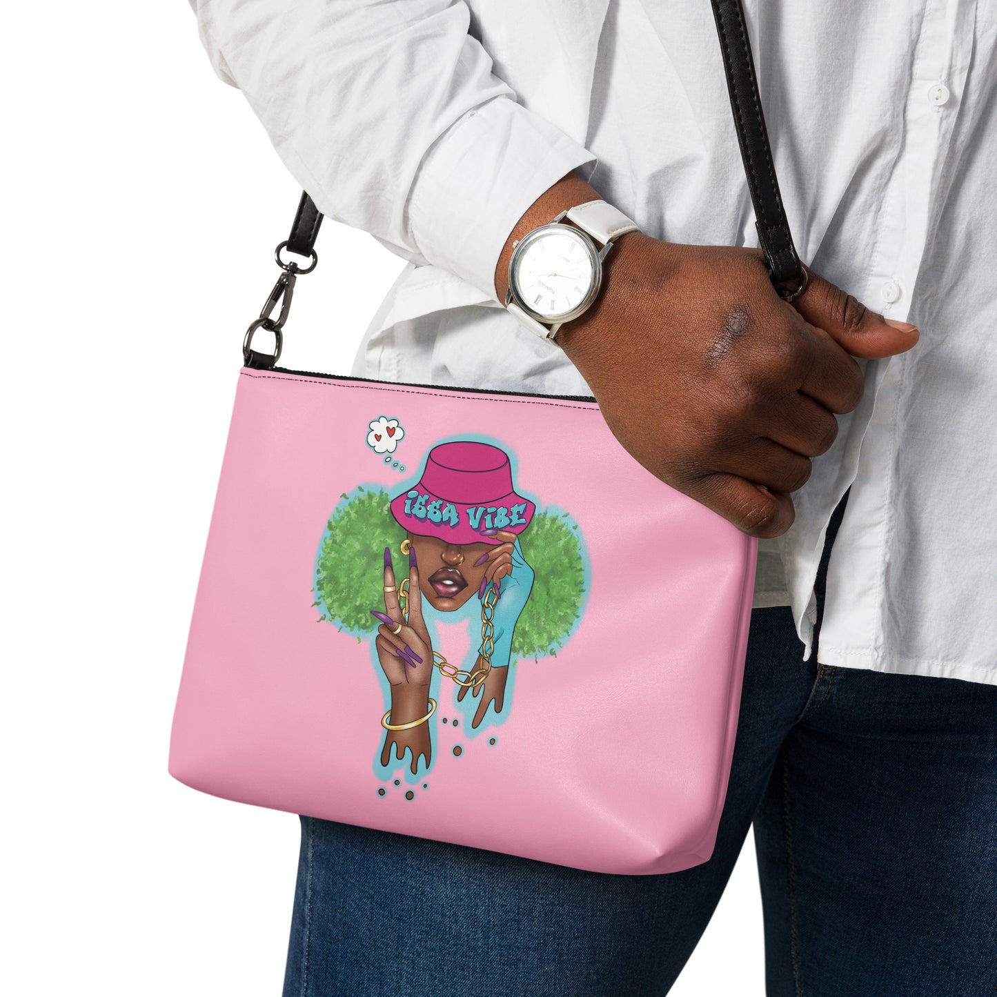 Issa Vibe Crossbody Bag (Cotton Candy Pink)