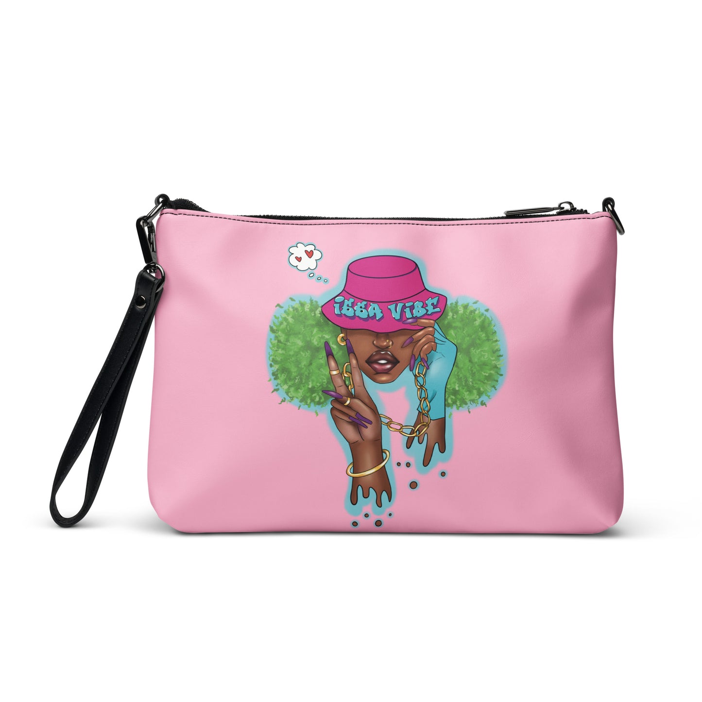 Issa Vibe Crossbody Bag (Cotton Candy Pink)