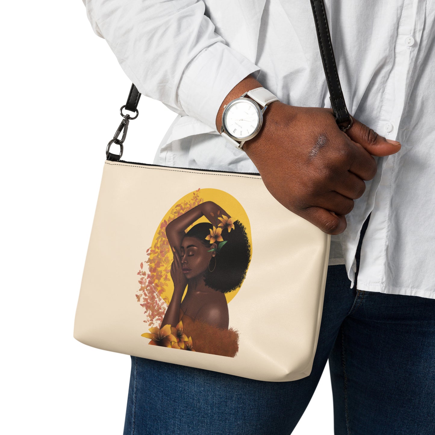 Golden Spring Crossbody Bag (Papaya Whip Yellow)