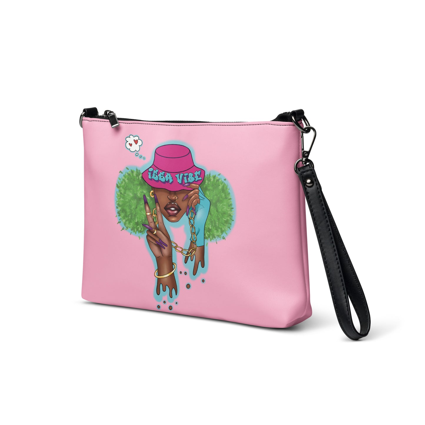 Issa Vibe Crossbody Bag (Cotton Candy Pink)