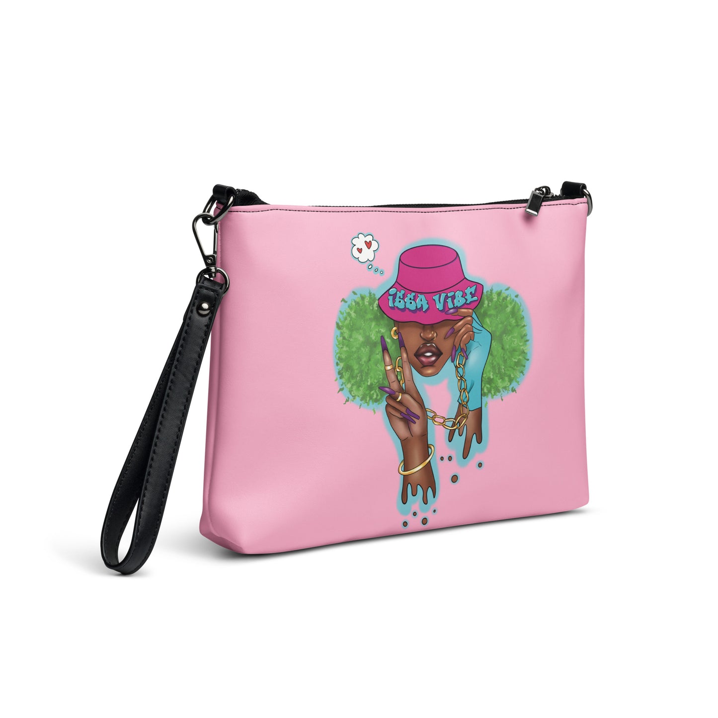 Issa Vibe Crossbody Bag (Cotton Candy Pink)
