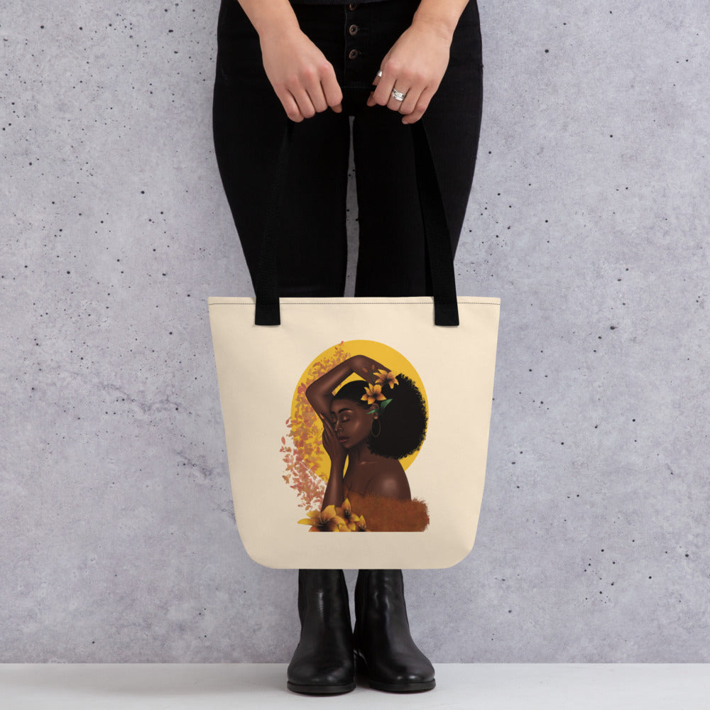 Golden Spring Tote Bag