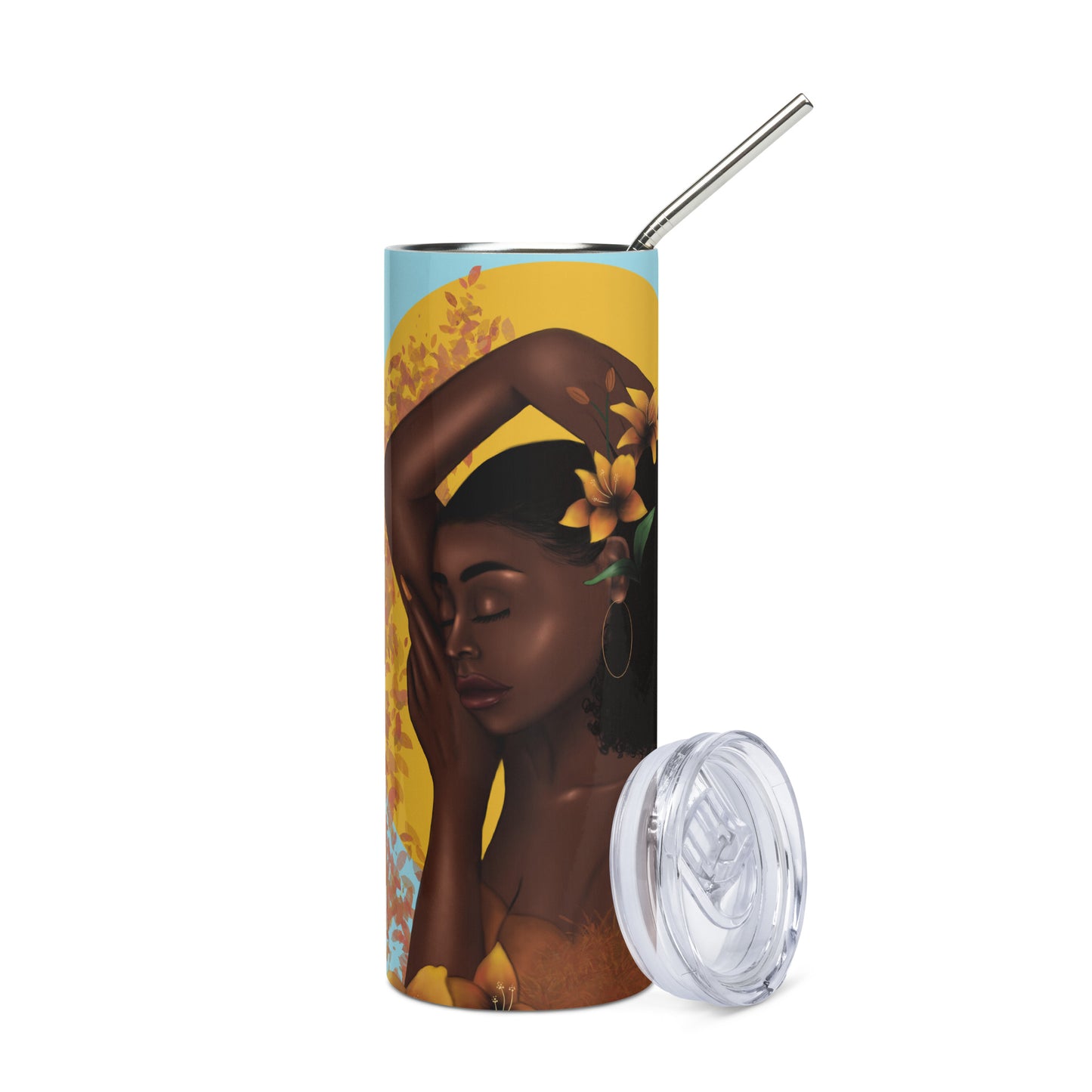 Golden Spring Stainless Steel Tumbler