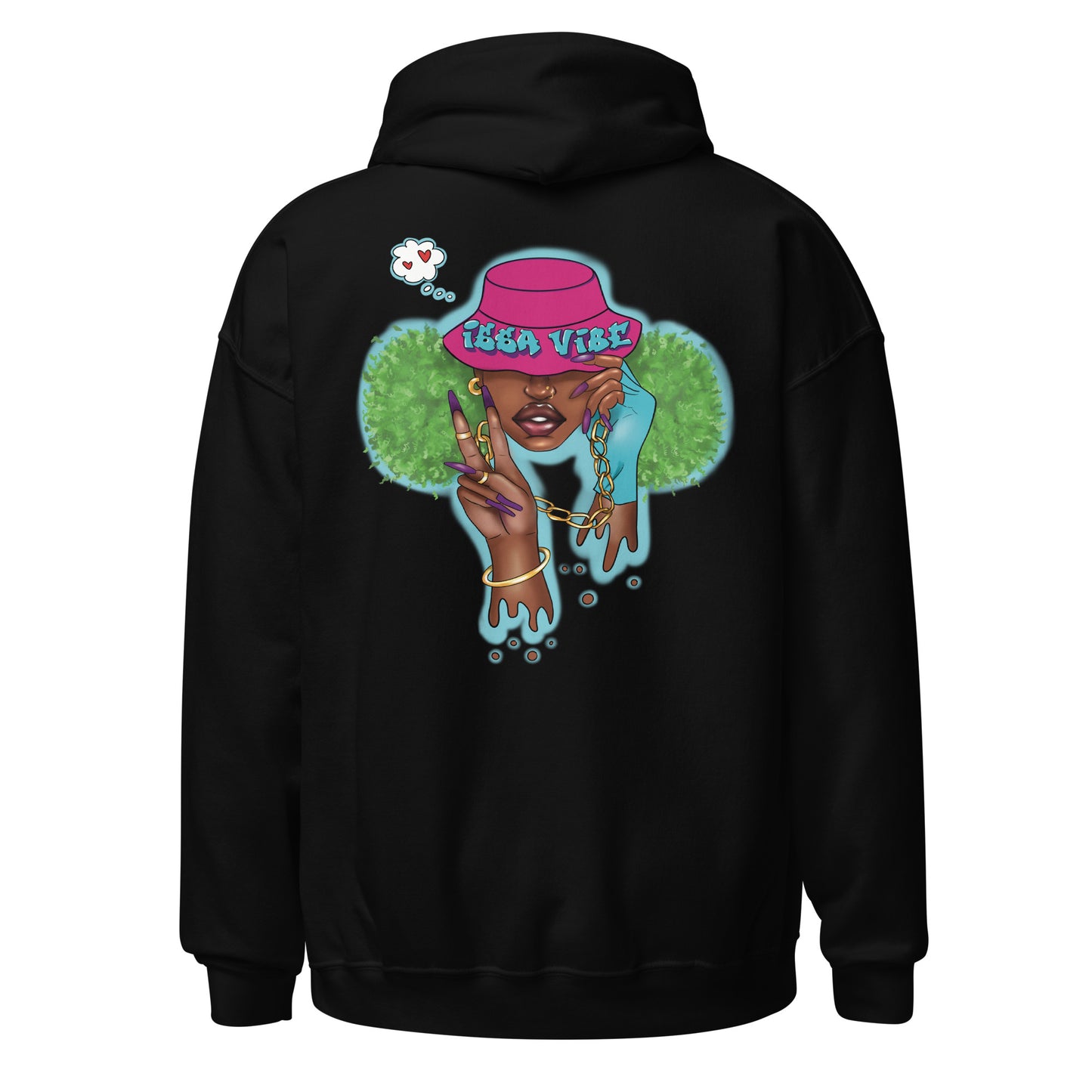 Issa Vibe Hoodie (Front and back design)