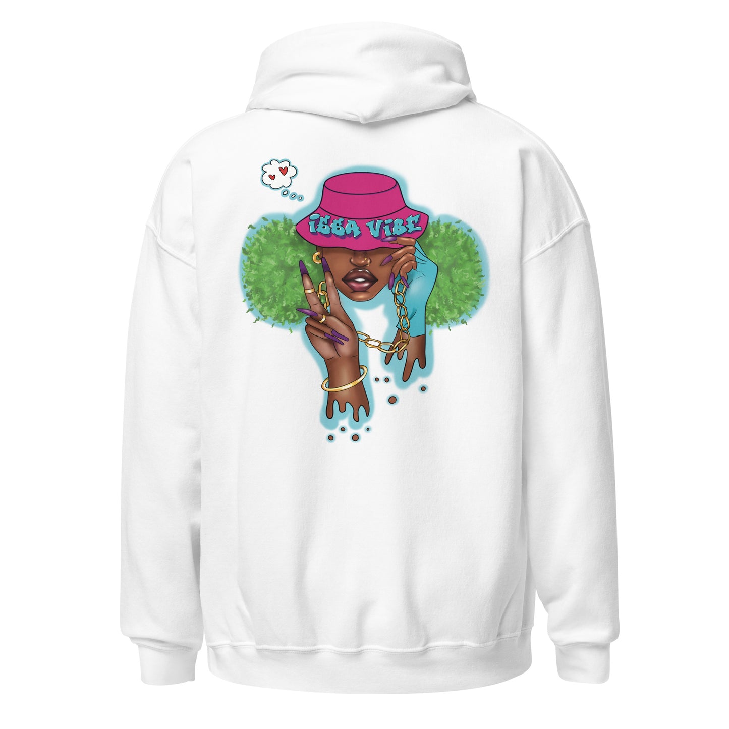 Issa Vibe Hoodie (Front and back design)