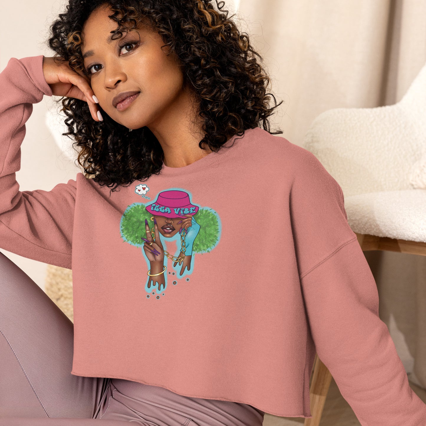 Issa Vibe Crop Sweatshirt