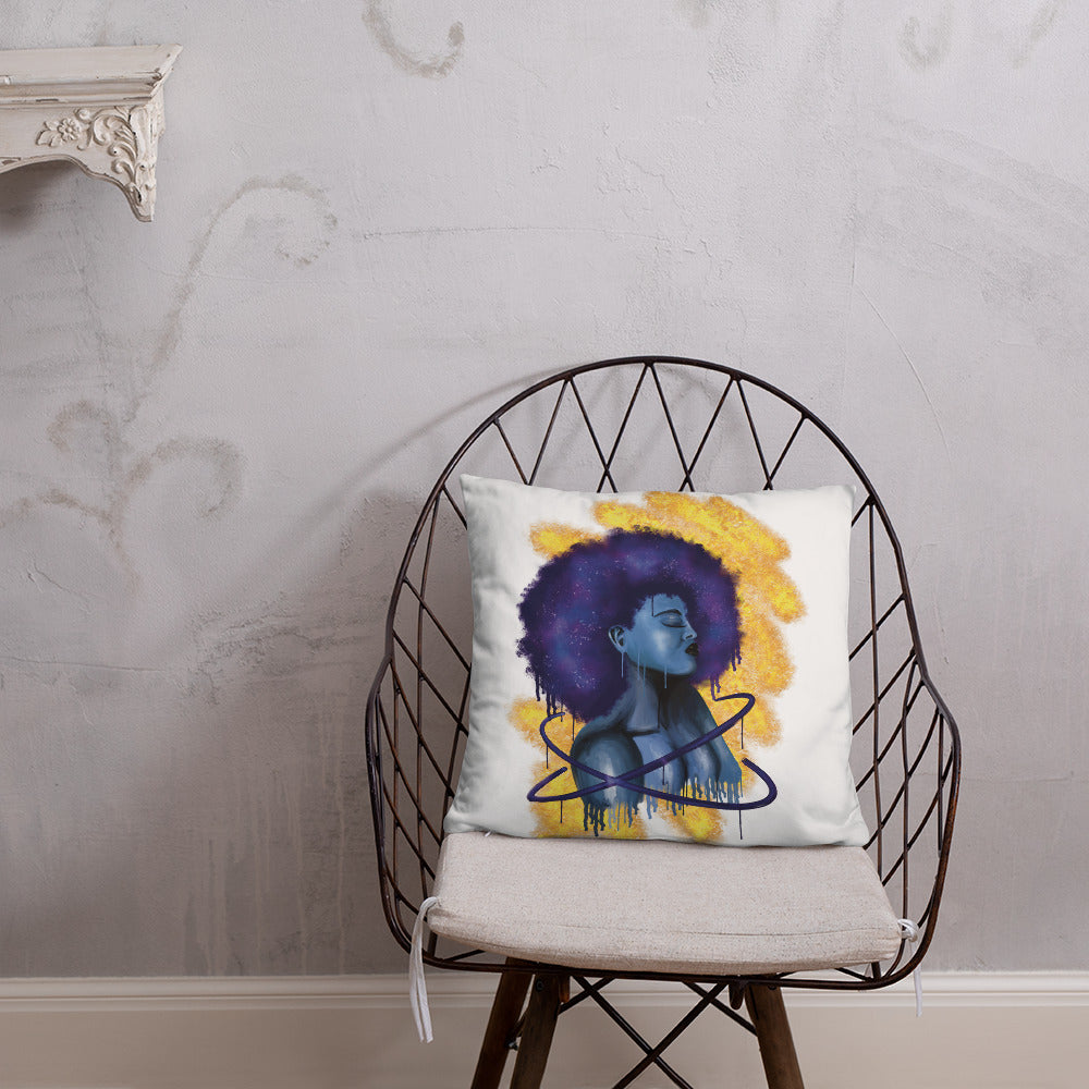 Blue Beauty Pillow
