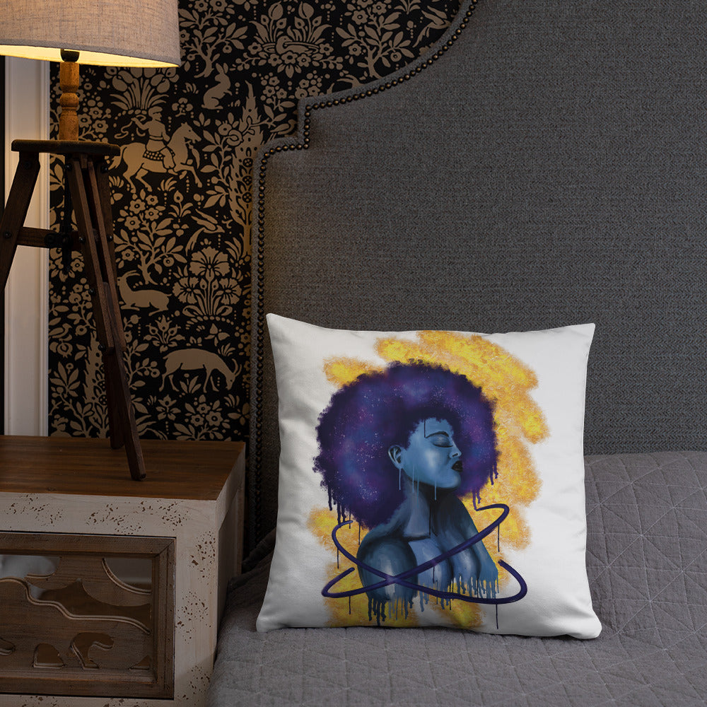Blue Beauty Pillow