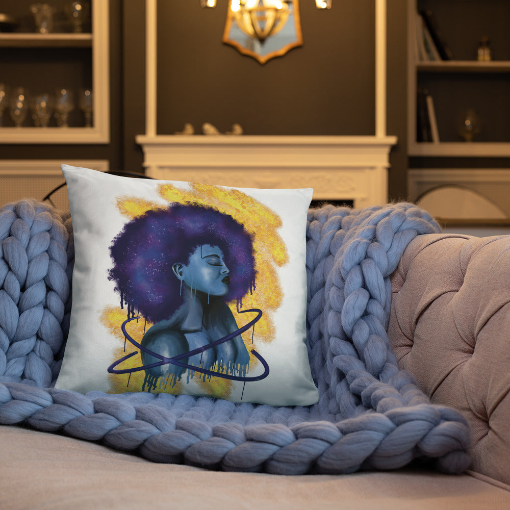 Blue Beauty Pillow