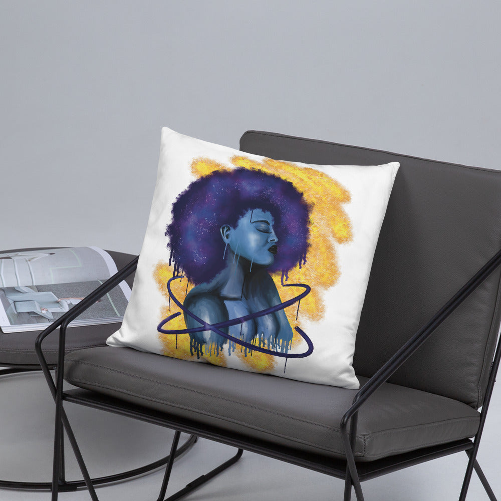 Blue Beauty Pillow