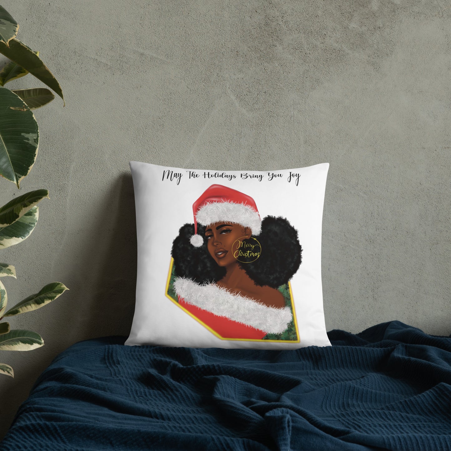 Holiday Girl Basic Pillow
