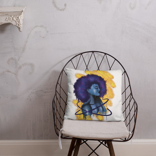 Blue Beauty Pillow