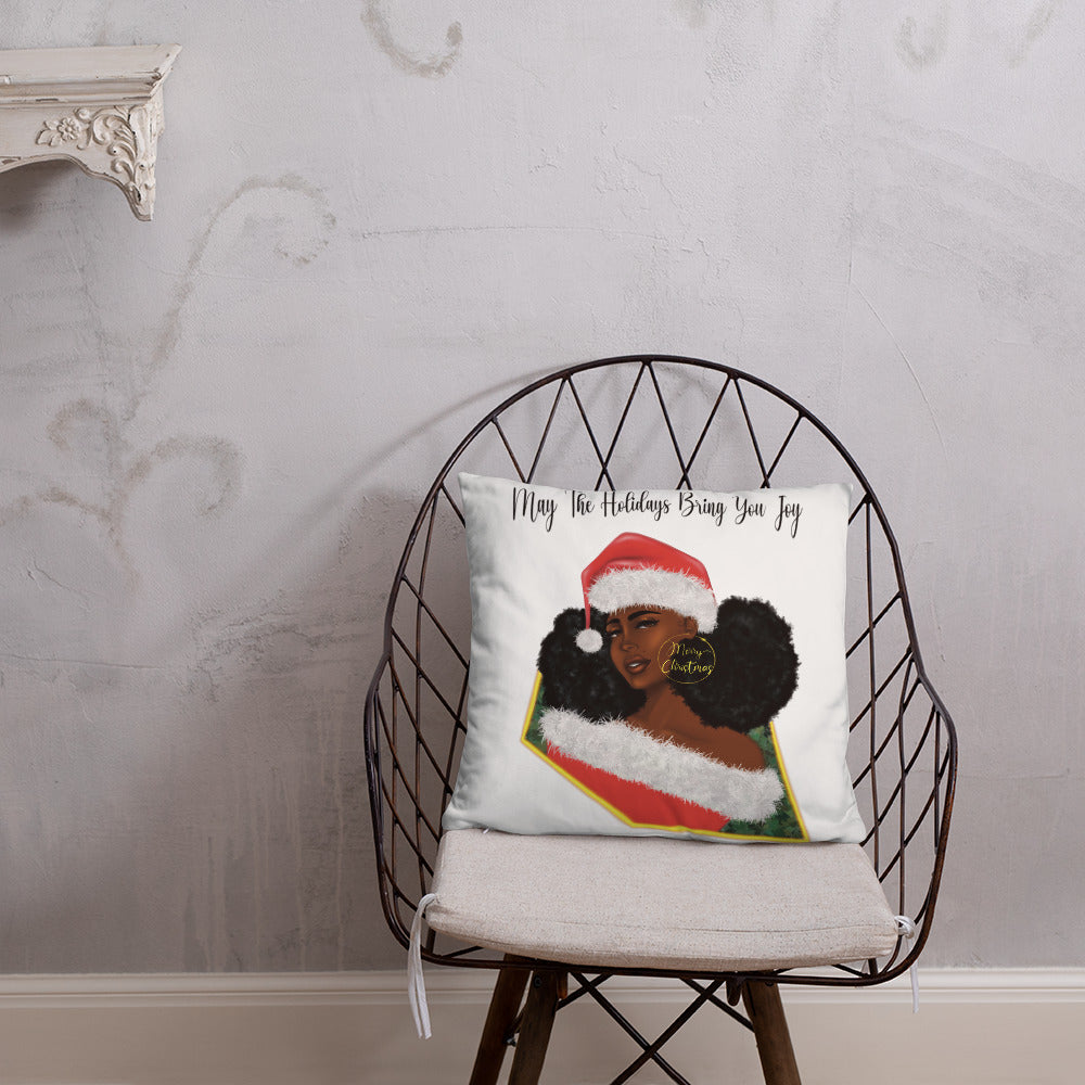 Holiday Girl Basic Pillow