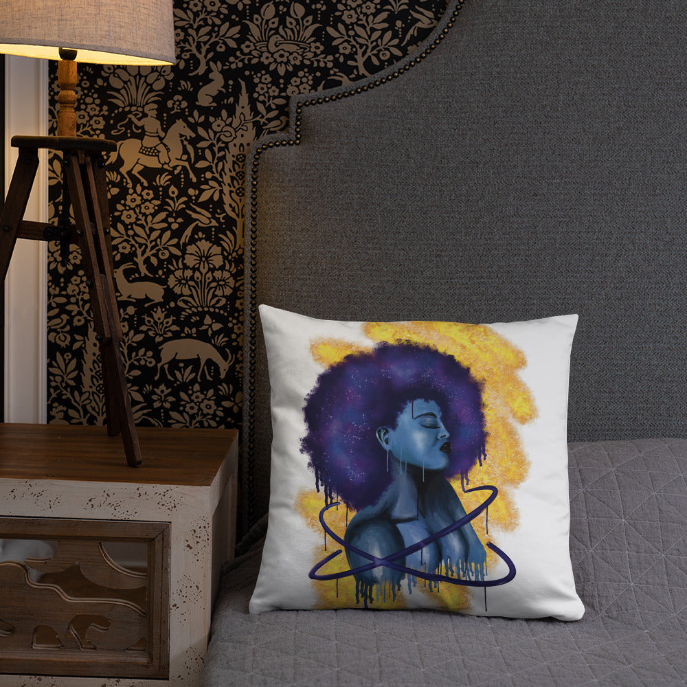 Blue Beauty Pillow