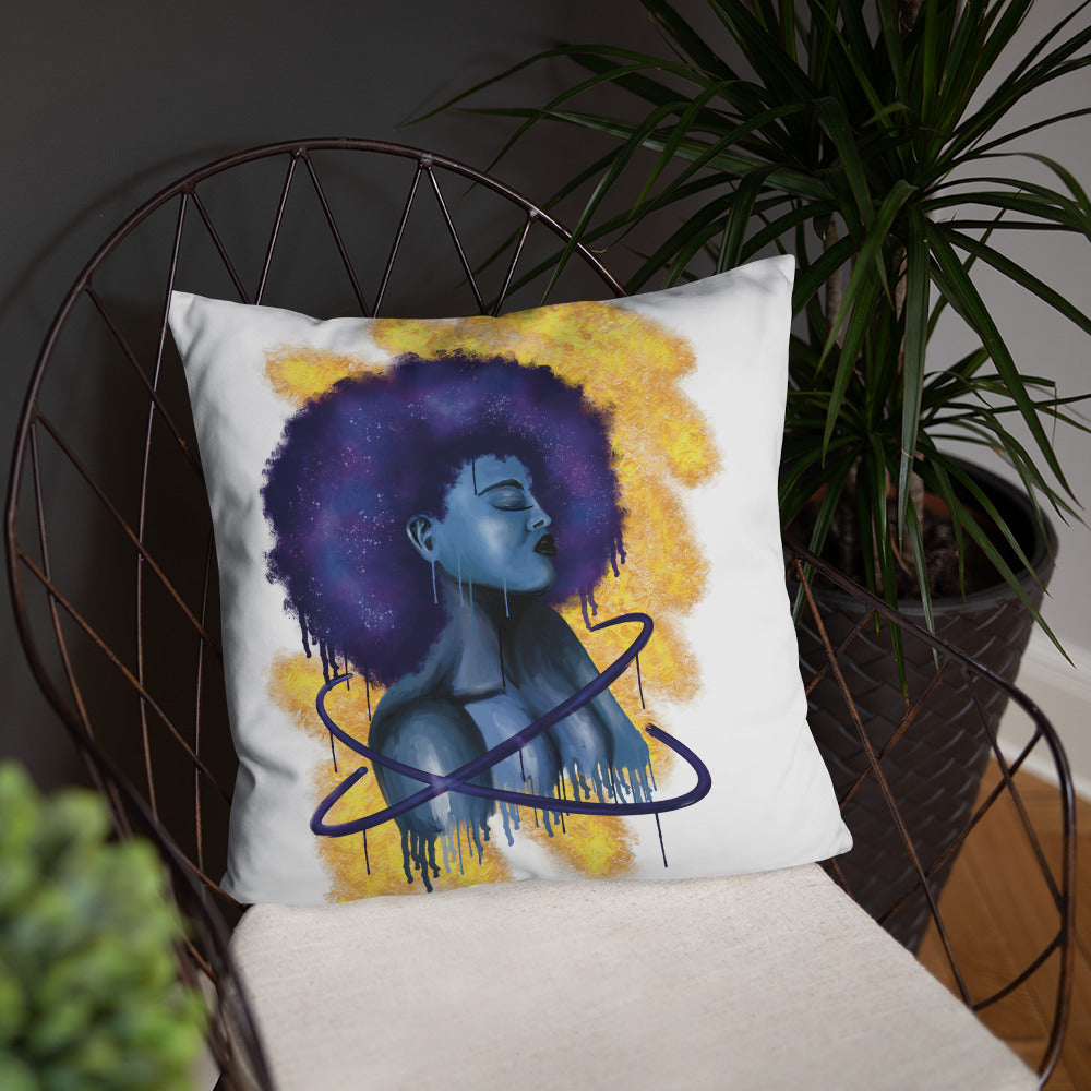 Blue Beauty Pillow
