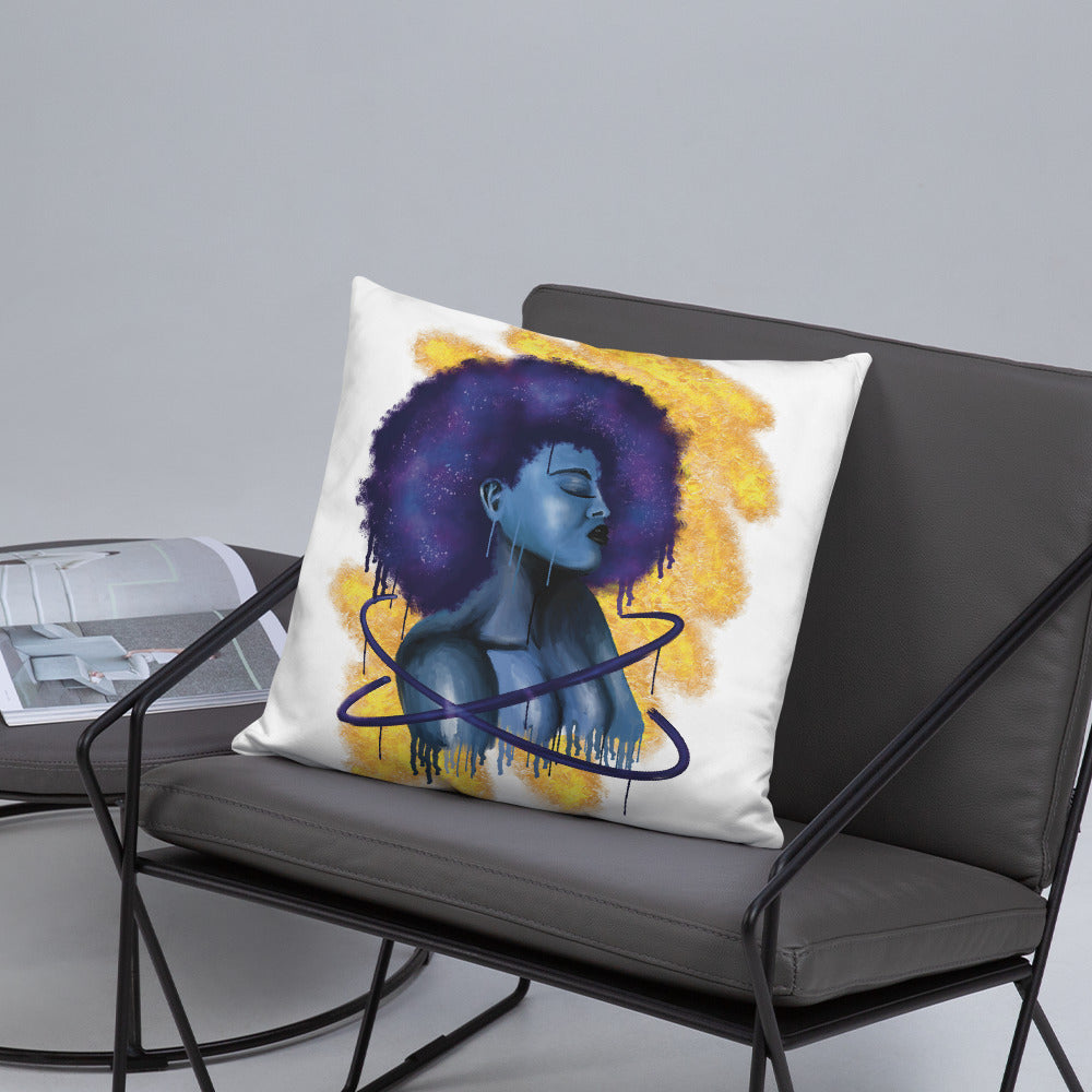 Blue Beauty Pillow