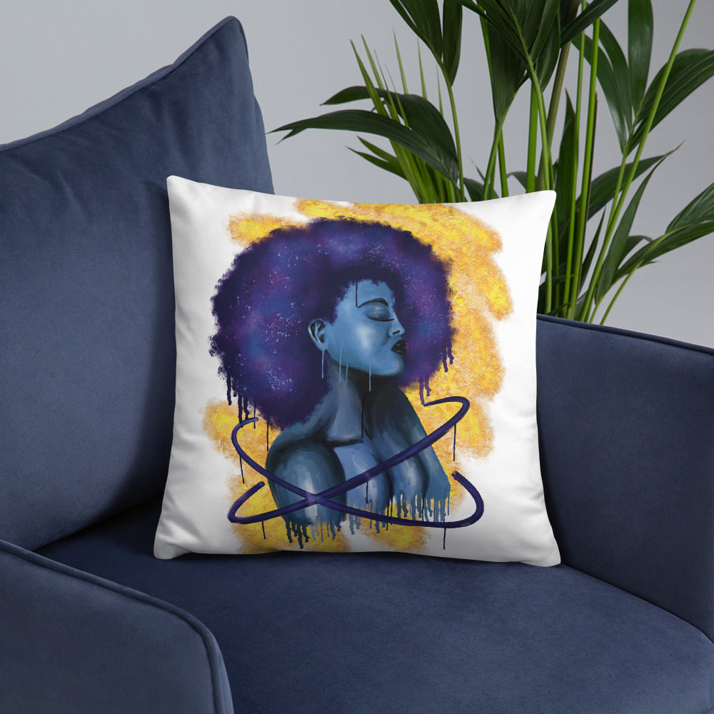 Blue Beauty Pillow