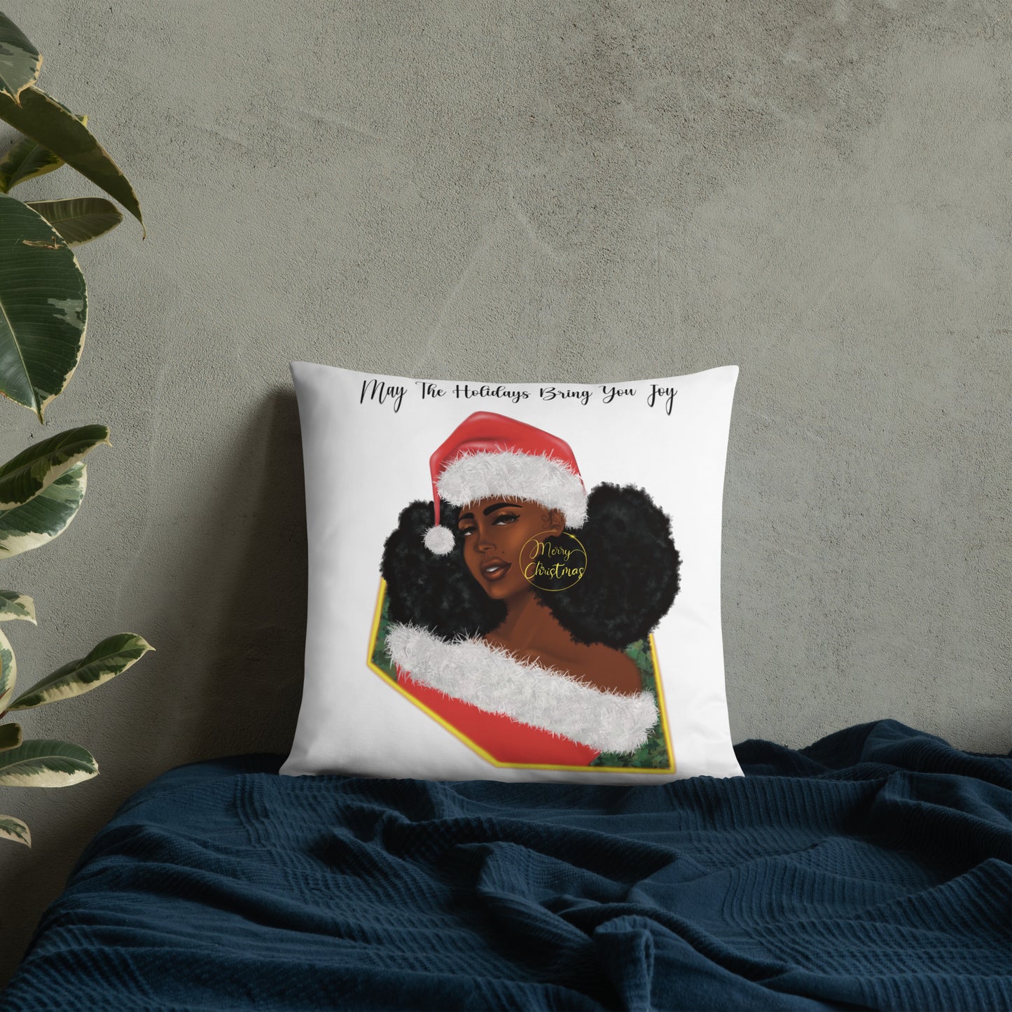 Holiday Girl Basic Pillow