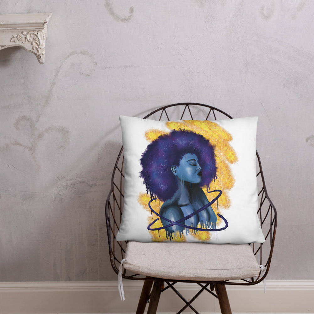 Blue Beauty Pillow