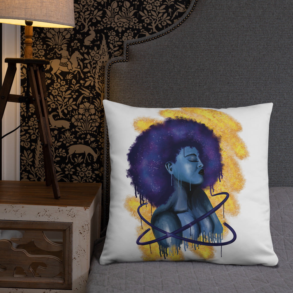 Blue Beauty Pillow