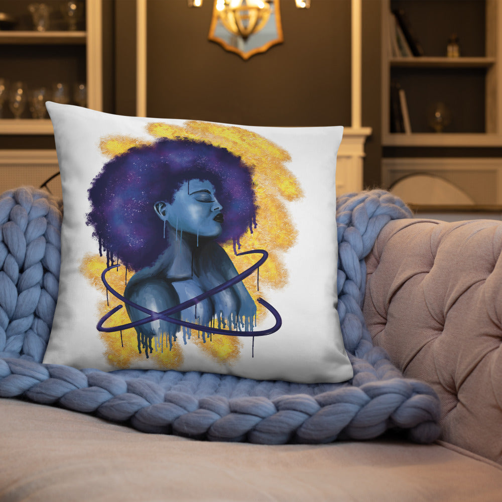 Blue Beauty Pillow
