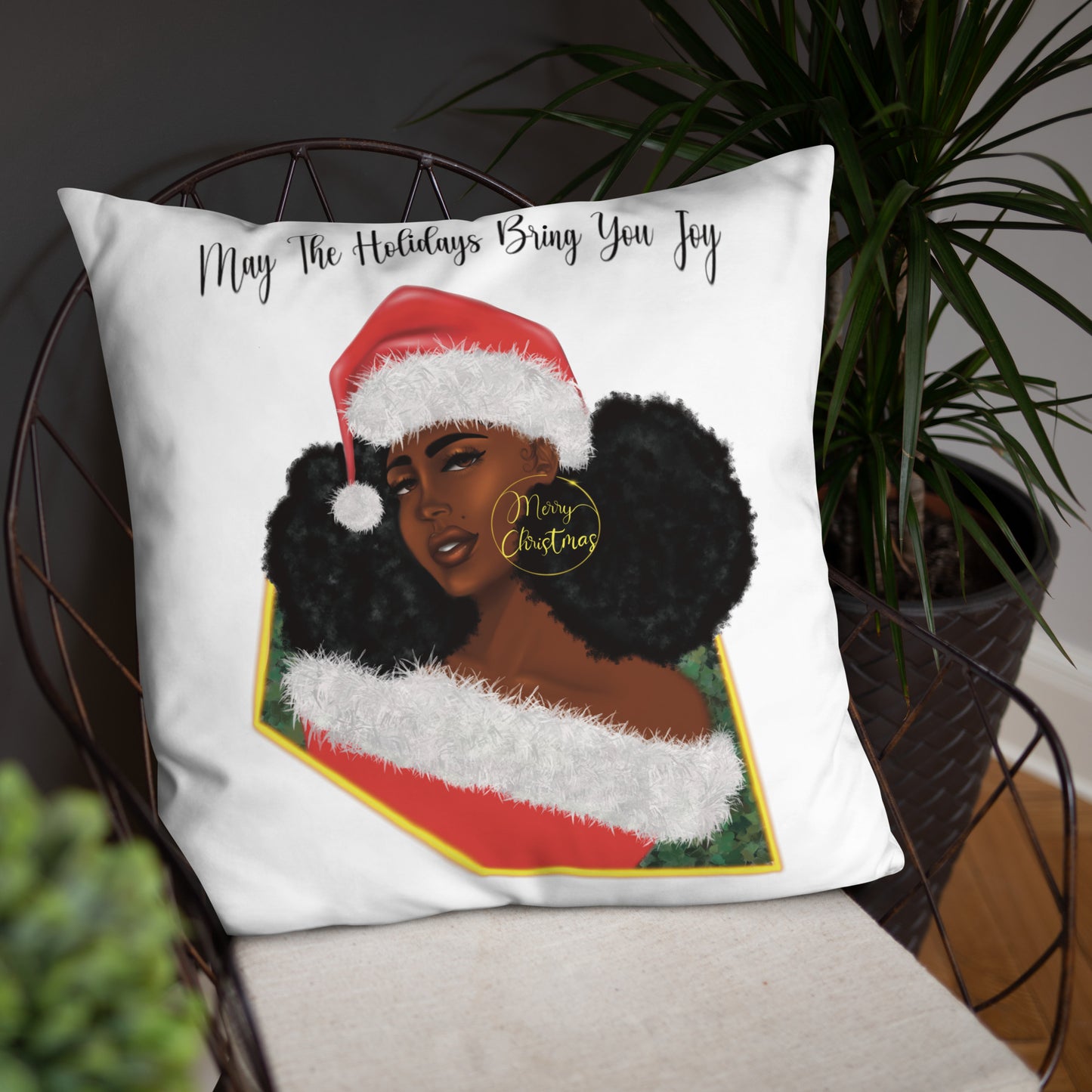 Holiday Girl Basic Pillow