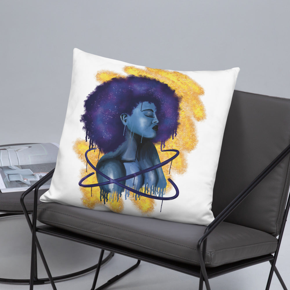 Blue Beauty Pillow