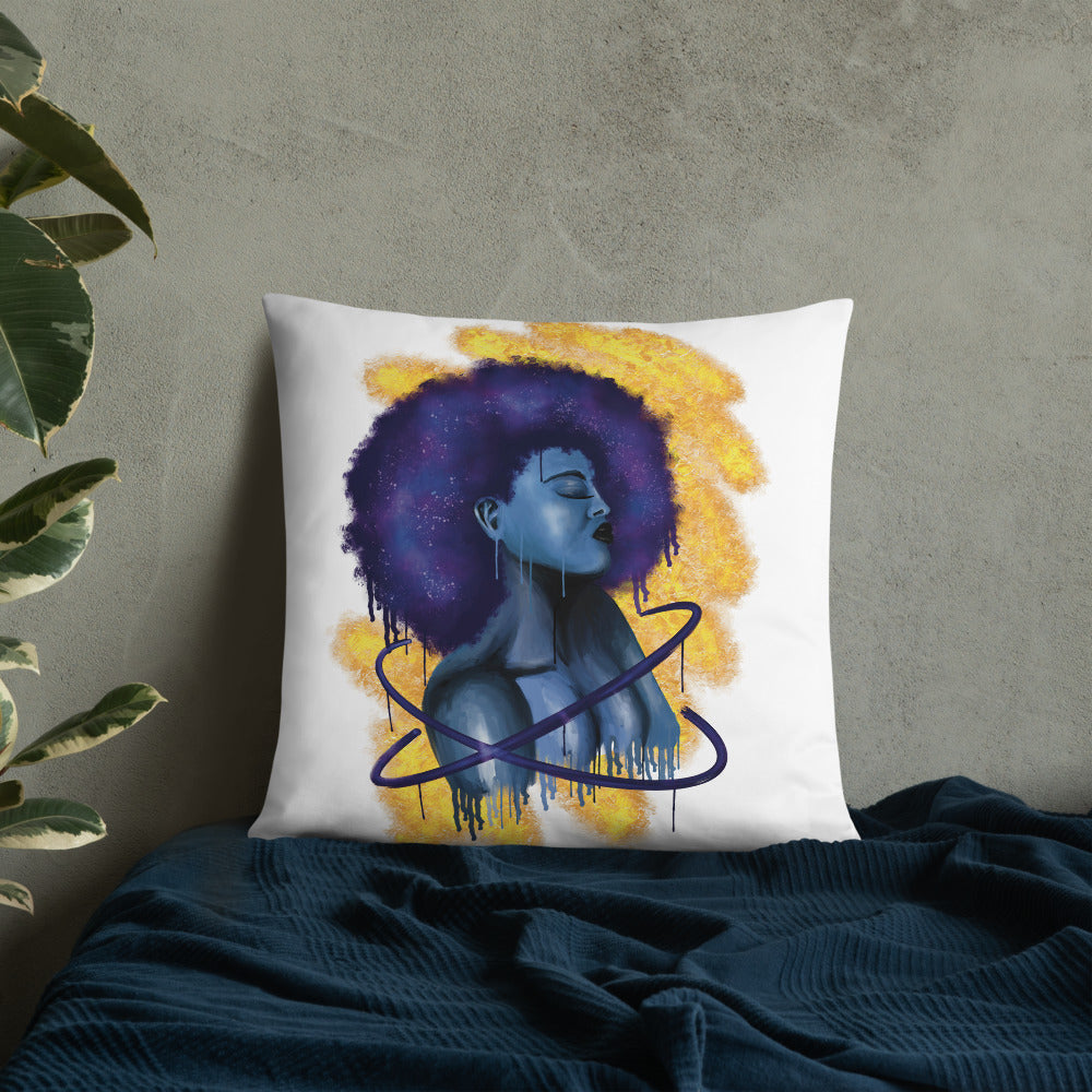 Blue Beauty Pillow