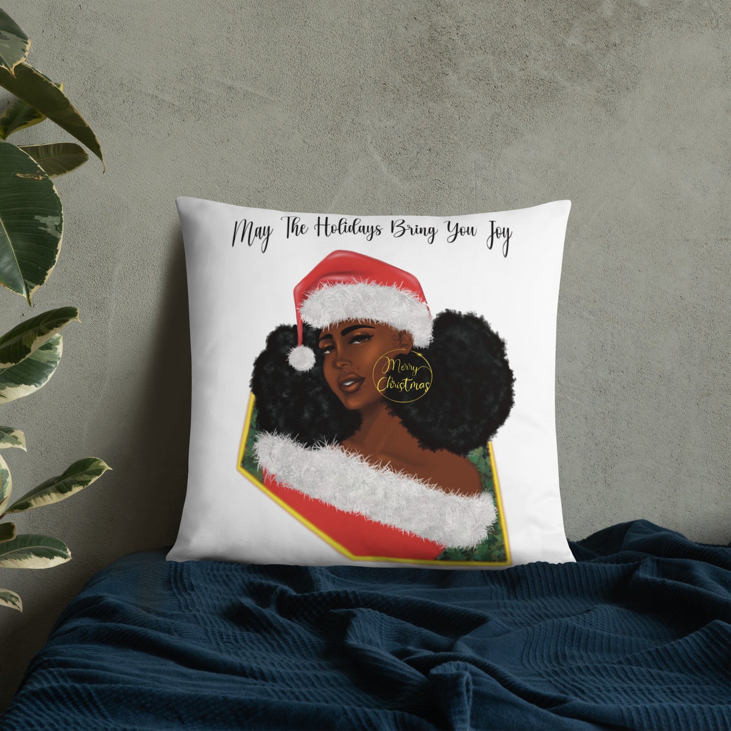 Holiday Girl Basic Pillow