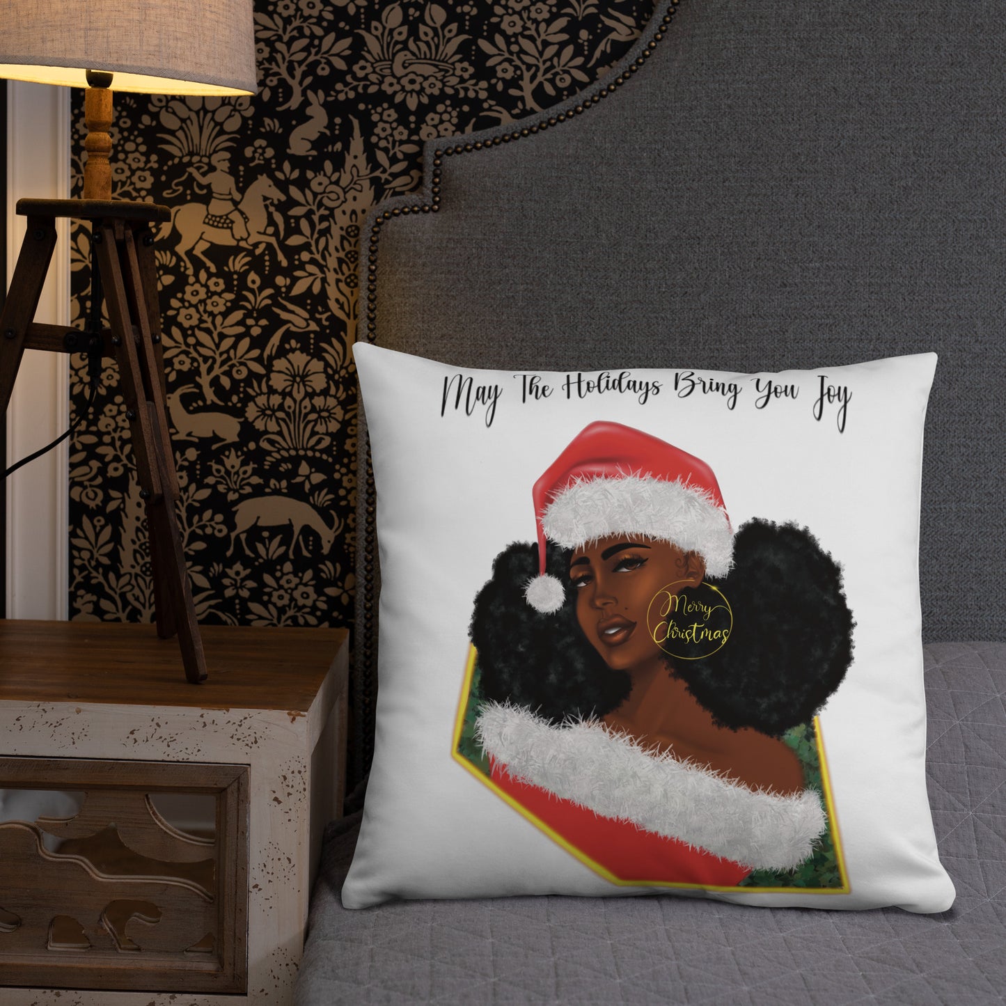 Holiday Girl Basic Pillow