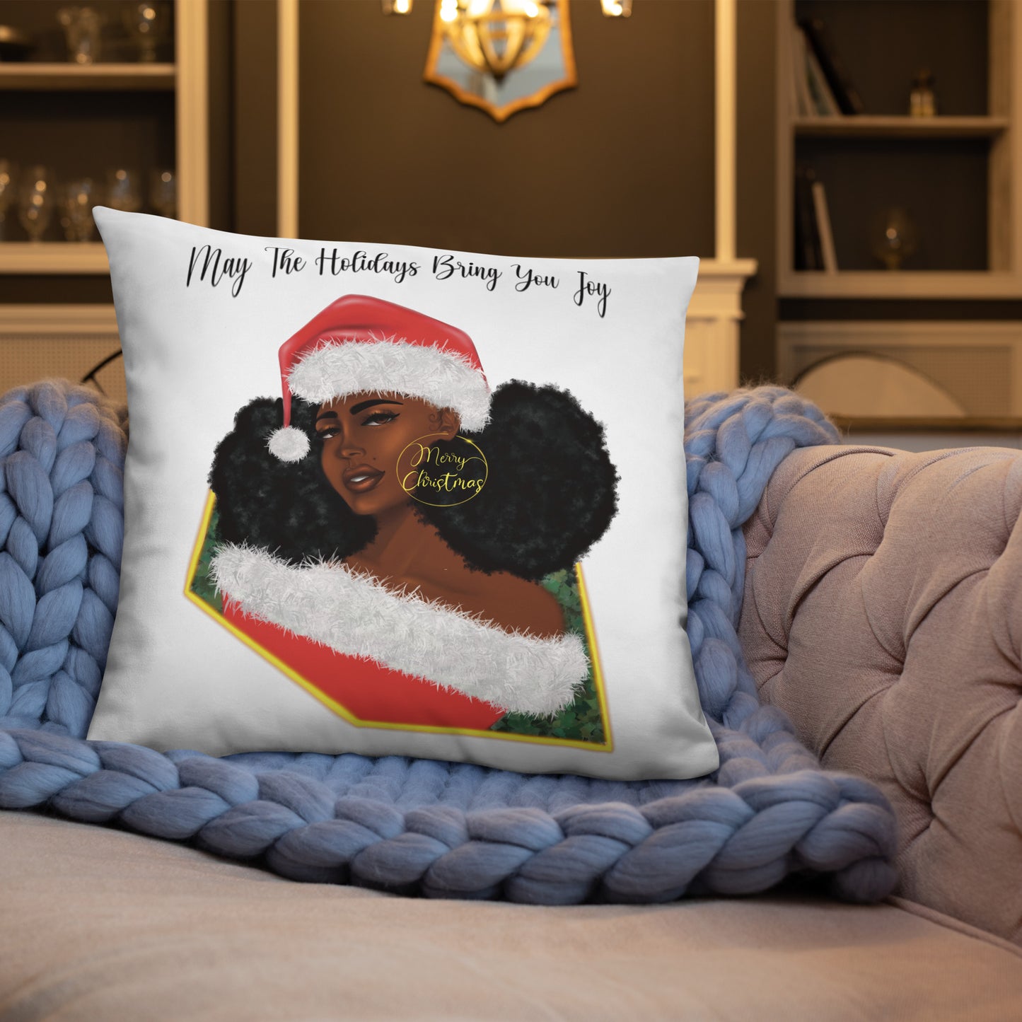 Holiday Girl Basic Pillow
