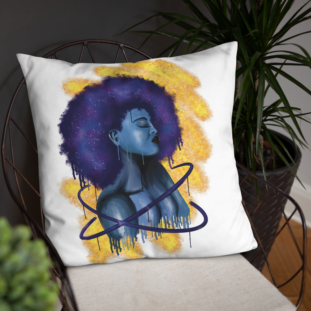 Blue Beauty Pillow