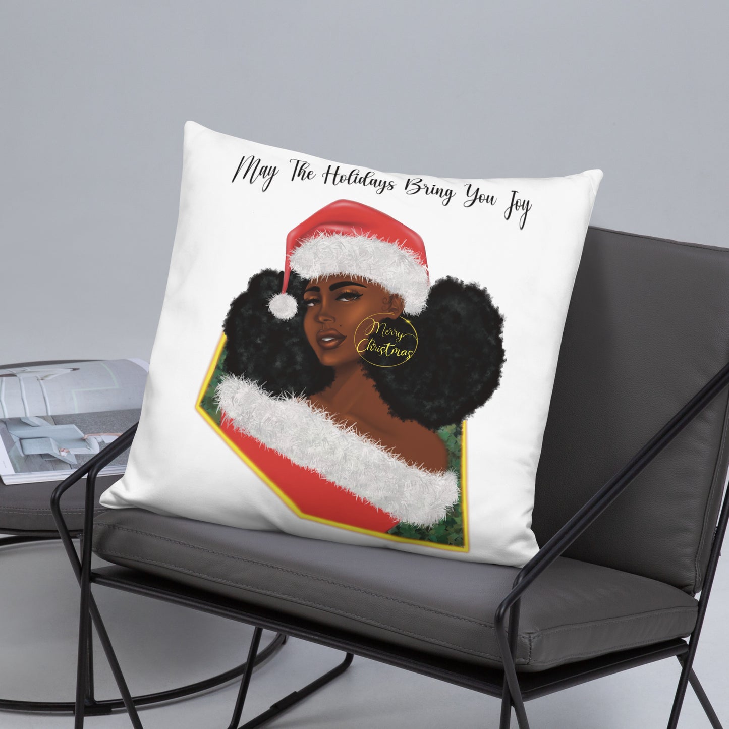 Holiday Girl Basic Pillow