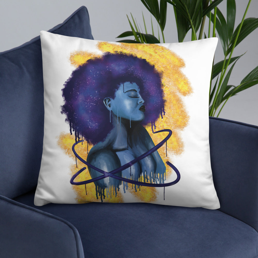 Blue Beauty Pillow