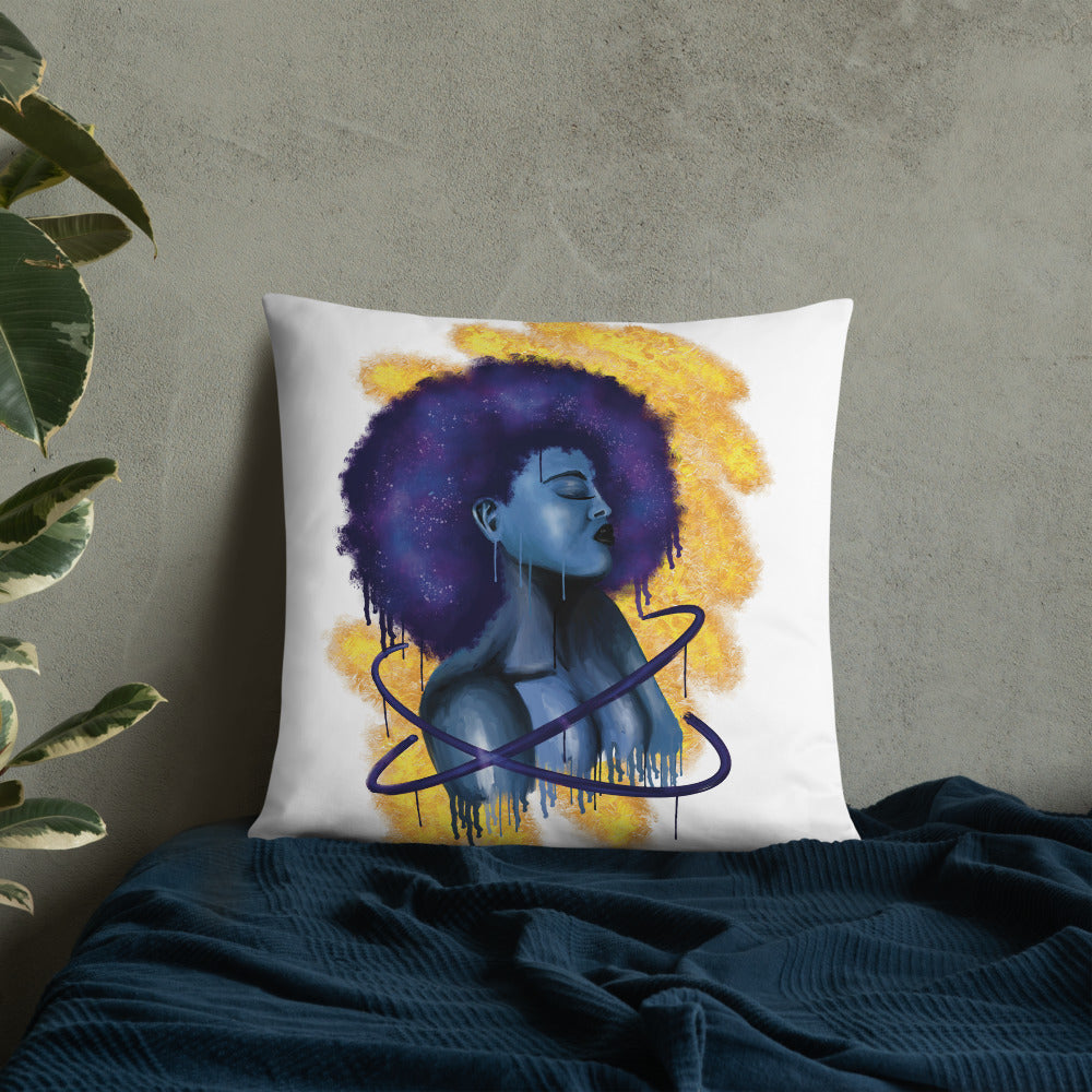 Blue Beauty Pillow