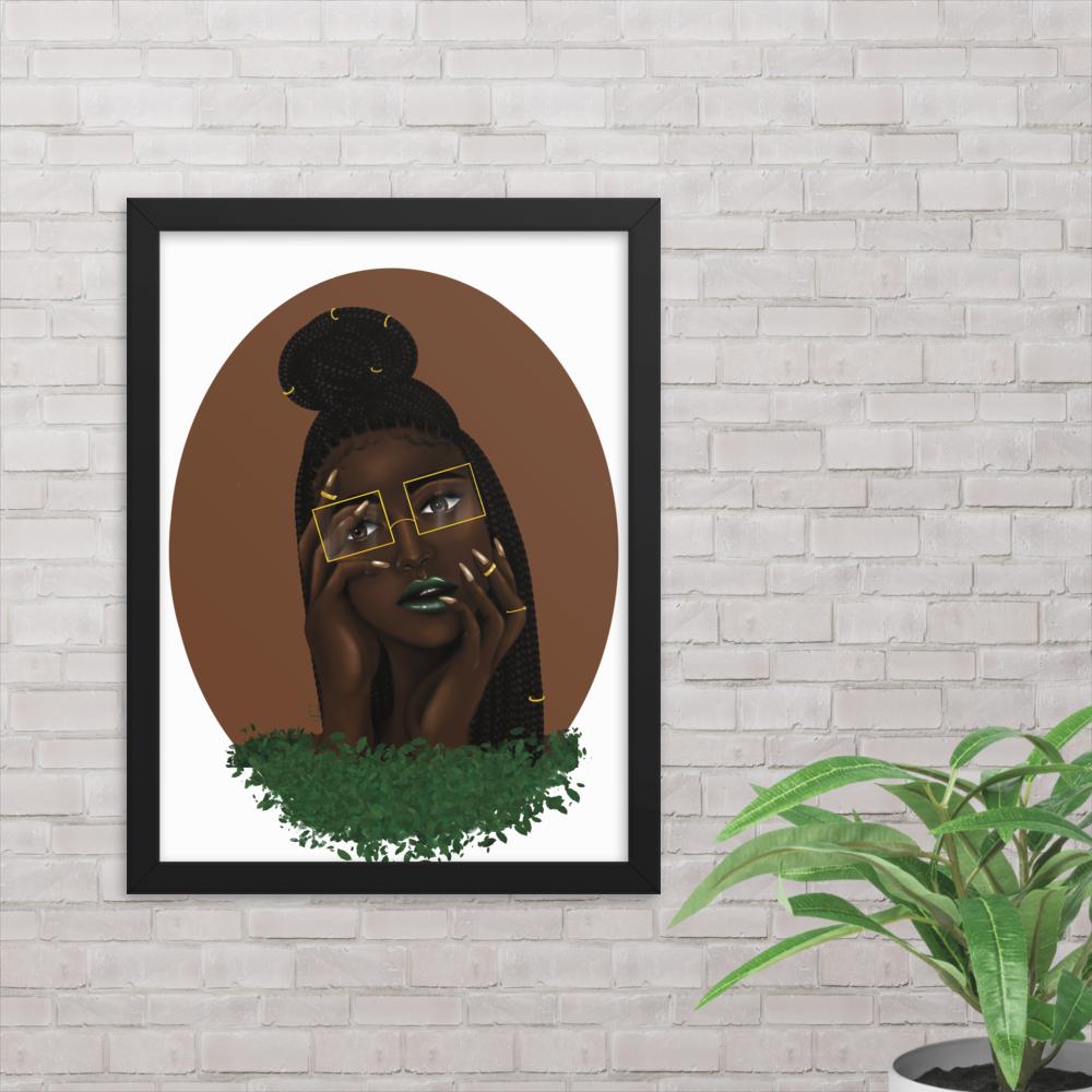 Pretty Behind Lens Framed Poster