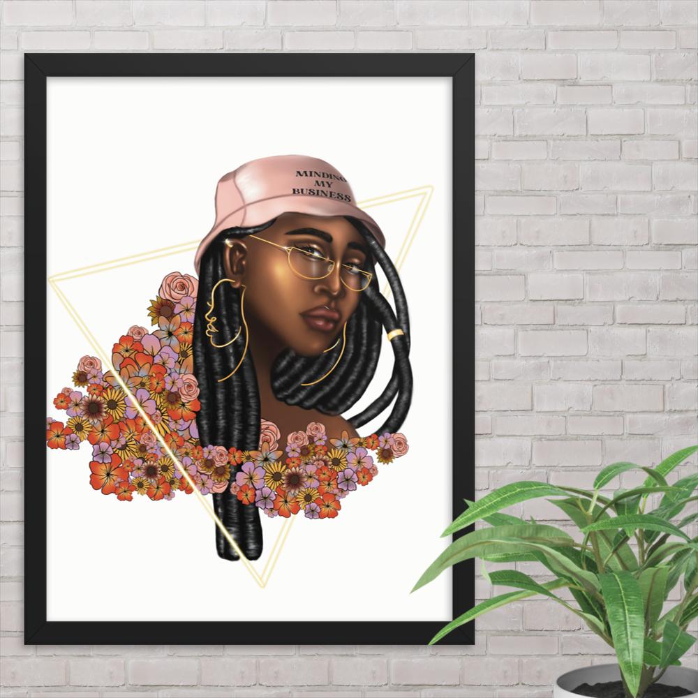 Minding My Business Framed Poster
