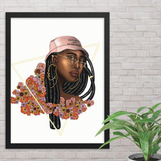 Minding My Business Framed Poster