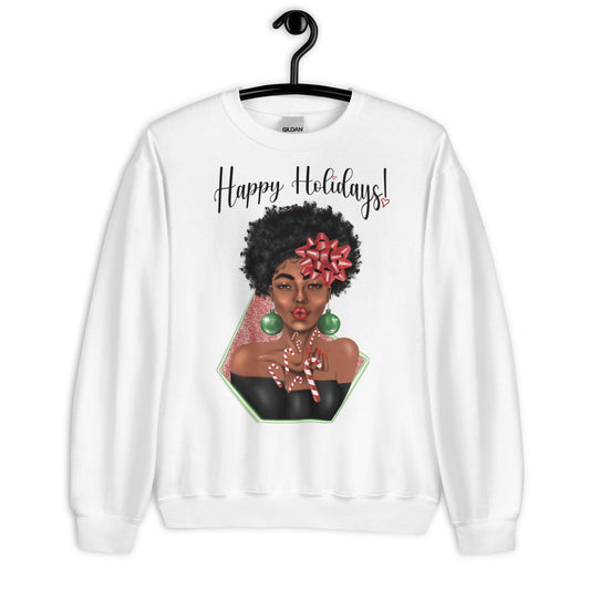 Candy Cane Kisses Sweater