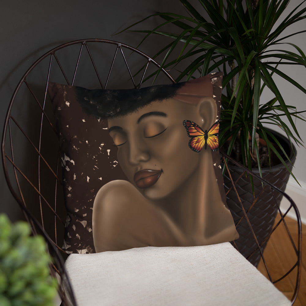 Butterfly on Melanin Pillow