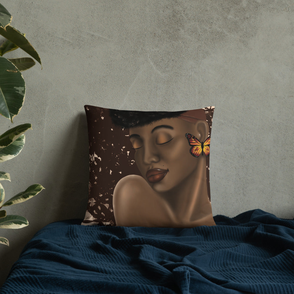 Butterfly on Melanin Pillow