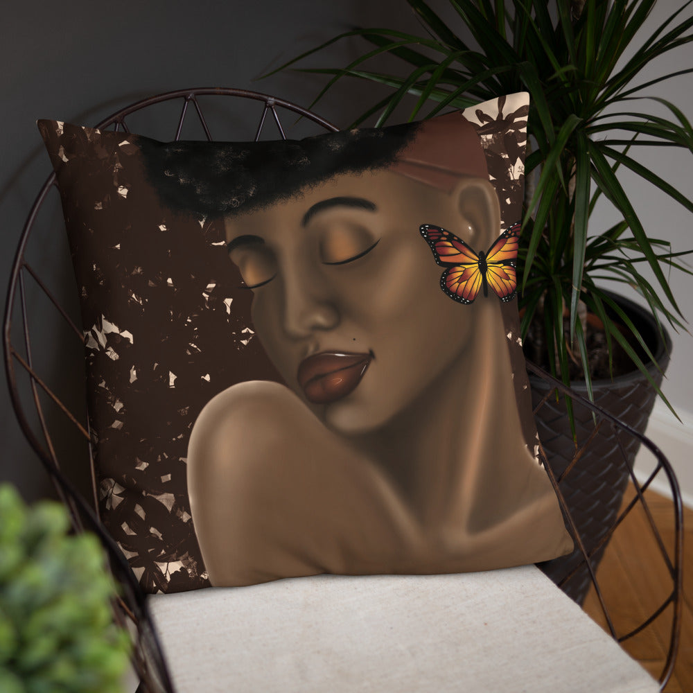 Butterfly on Melanin Pillow