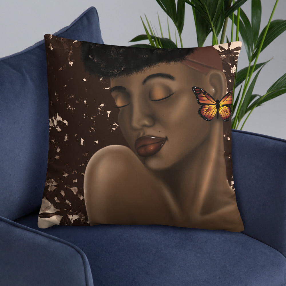 Butterfly on Melanin Pillow