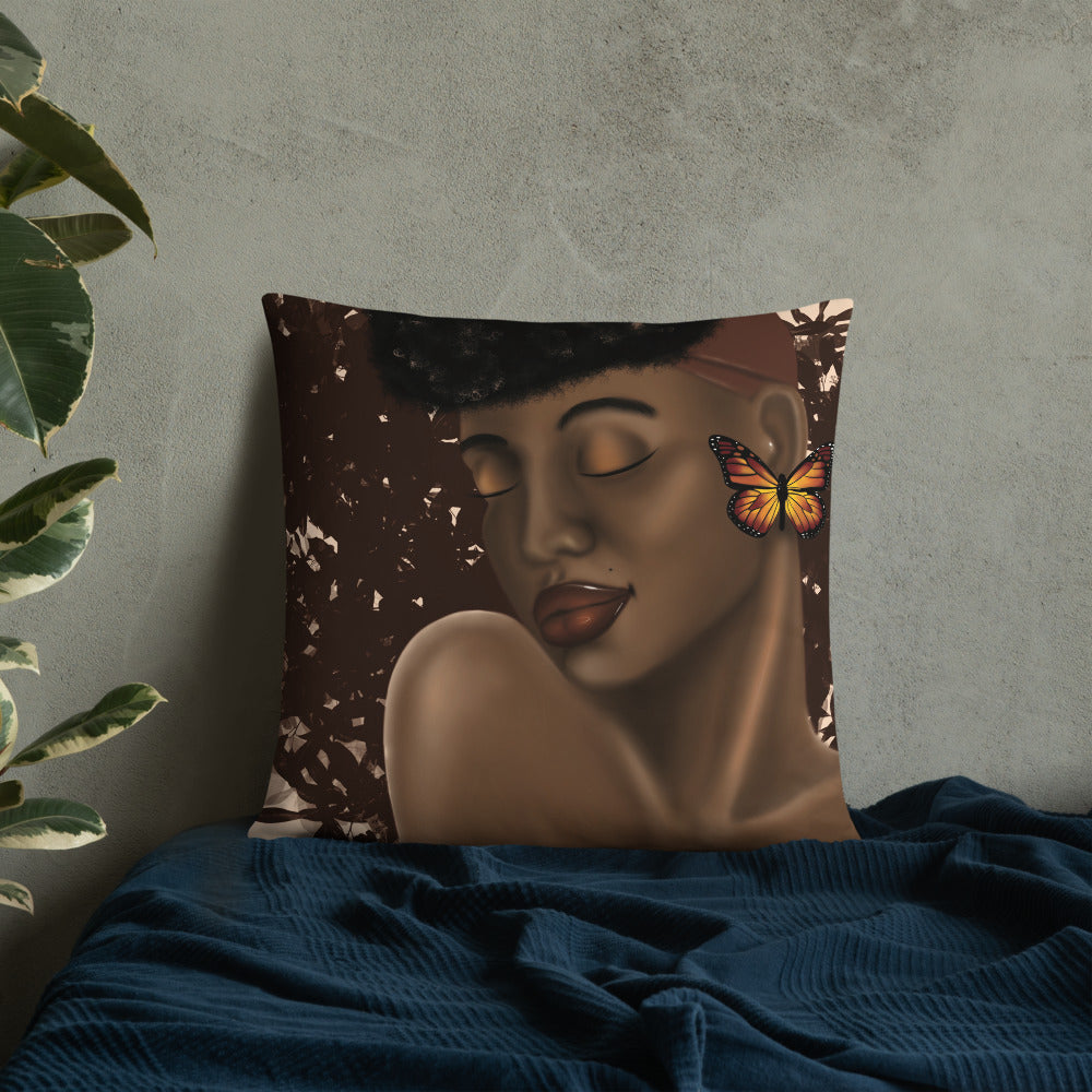 Butterfly on Melanin Pillow