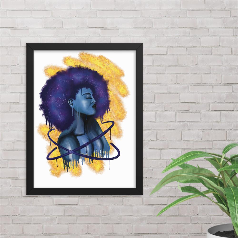 Blue Beauty Framed Poster